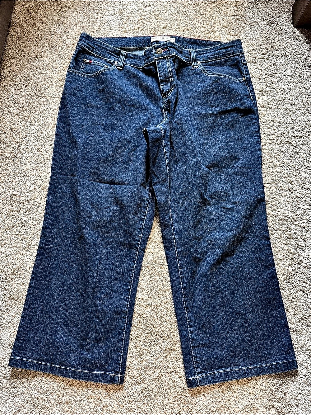 Tommy Hilfiger Wide Leg Jeans in Blue Waist 18